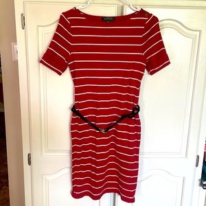 Ralph Lauren nautical belted dress
